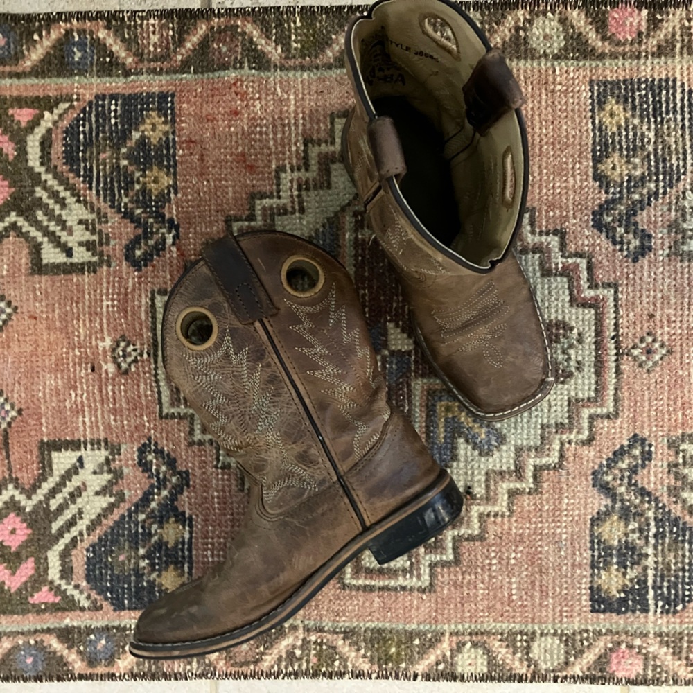 Smoky Mountain Kid's Sedona Brown Cowboy Boots